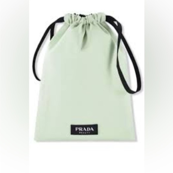 Prada Green and Black Cosmetic Bag Luxurious Style - Picture 1 of 4